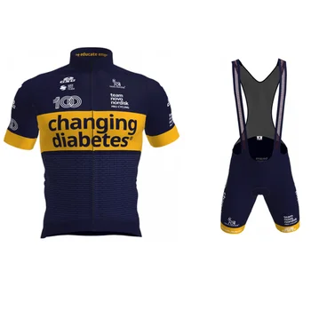 2021 pro team Spreminjanje diabetesa kolesarski dres bo ustrezala poletne moške kolesarske hlače, hlače z oprsnikom roupa de ciclismo kolesa športna oblačila dirka