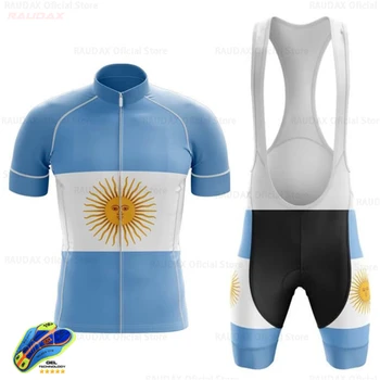 2020 Novo Argentina Kolesarjenje Oblačila MTB Kolo Jersey Set Ropa Ciclista Hombre Maillot Ciclismo Dirke Kolesarska Oblačila Kolesarska Set