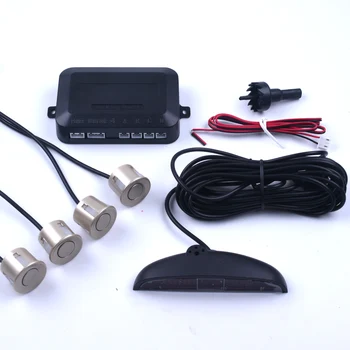 LED Parkirni Senzor, Auto Avto Detektor Parktronic LED Zaslon s 4 Parkiranje Radarske Povratne Backup Monitor Sistem
