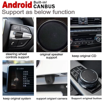 Android 7.0 up IPS avto HD Zaslon predvajalnik Za BMW X5 X6 E70 E71 2007~2010 CCC izvirni Slog Autoradio navigacijo gps WiFi, BT