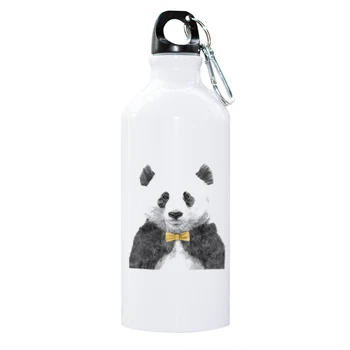 Panda Foto Steklenico Vode z Carabiner za Kolesarjenje Kolo Jahanje za Taborjenje, Kampiranje, Lov Bivak Ribolov Šport na Prostem
