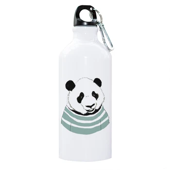 Panda Foto Steklenico Vode z Carabiner za Kolesarjenje Kolo Jahanje za Taborjenje, Kampiranje, Lov Bivak Ribolov Šport na Prostem