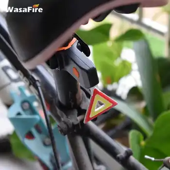 WasaFire Trikotnik Izposoja Rep Svetlobe COB LED Kolo Zadnje Luči 6 Načini USB Polnilne Kolesarska Luč Noč Opozorilo Lučka