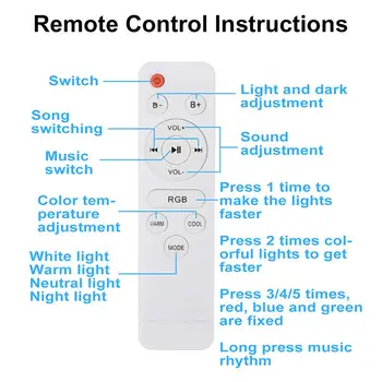 Sodobni LED Stropne Luči Zatemniti RGB Glasbe Lučka za bluetooth Zvočnik Remote APP Nadzor za dnevno Sobo