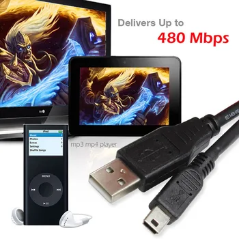 3 Metrov 2.0 Mini USB Kabel Kabel Za Sony PS3 Krmilnik Čistega Bakra AS99