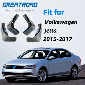 Za Volkswagen VW Jetta Limuzina 2016 2017 Mudflaps Splash Varovala Spredaj Zadaj Blato Zavihek Blatniki Fender Nastavite Oblikovani Blato Zavihki