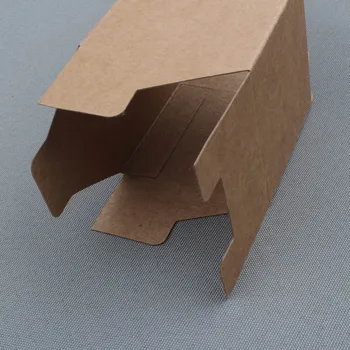 350gsm Kraft karton, embalaža polje enostavno sestavil 60x60x60mm ročno izdelan darilni pakiranje škatle za bonbone 50pcs veliko