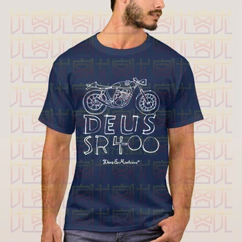 Deus Ex Machina Motocycle SR400 T Shirt 2020 Novo Poletje moška Kratka Sleeved Priljubljena Tee Shirt Vrhovi Neverjetno Unisex