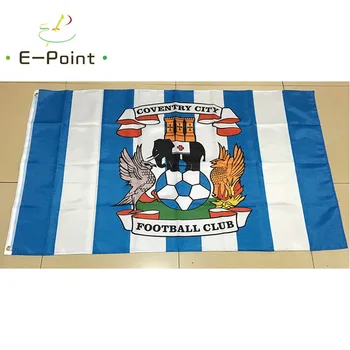 Anglija Coventry City FC 3 m*5 m (90*150 cm) Velikost Božični Okraski za Dom Zastava Banner Darila