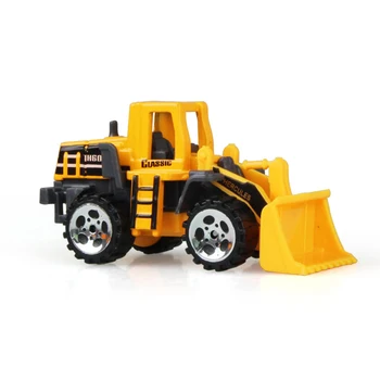 6pcs Mini Diecast Kopač Smetišče Tovornjak Zlitin Gradnjo, Avto, Tovornjak Inženiring Smetišče Model Igrače Set za Fante Darilo za Rojstni dan