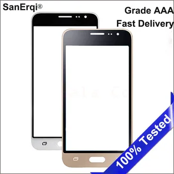 SanErqi 10Pcs za Samsung Galaxy J3 2016 J320F J320A J320M J320P J320 Sprednje Steklo 5.0