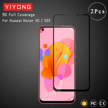 YIYONG 5D Polno Kritje Stekla Za Huawei Honor 30 S 30-IH 20 Ogledate 30 Pro V30 Kaljeno Steklo Screen Protector Za Huawei Honor 20 V20