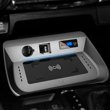 Za Toyota RAV4 RAV 4 2019 2020 avto QI brezžični polnilnik za polnjenje ploščo brezžičnega telefona polnilnik za mobilni telefon, držalo za pribor