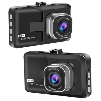 3 Palčni Dash cam Full HD 1080P Vožnja Avtomobila Diktafon Vozila, Kamere, DVR EDR Dashcam Z Zaznavanje Gibanja, Nočno gledanje G Senzor