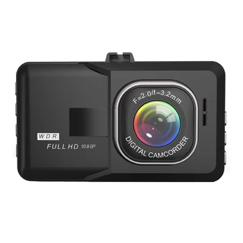 3 Palčni Dash cam Full HD 1080P Vožnja Avtomobila Diktafon Vozila, Kamere, DVR EDR Dashcam Z Zaznavanje Gibanja, Nočno gledanje G Senzor