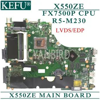 KEFU X550ZE original mainboard za ASUS X550ZE VM590Z z FX7500P V5-M230 Prenosni računalnik z matično ploščo