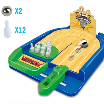 Igrače Športna Noro Bowling Ustrelil Igra Zabava Mini Desk Tabela Igrače Pult Igra Bowling Set Za Igranje V Zaprtih Prostorih
