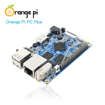 Oranžna Pi PC Plus+Pregleden ABS Ohišje+Napajalni Kabel, Podpora za Android,Linux,Armbian OS En potovalni Računalnik Nastavite