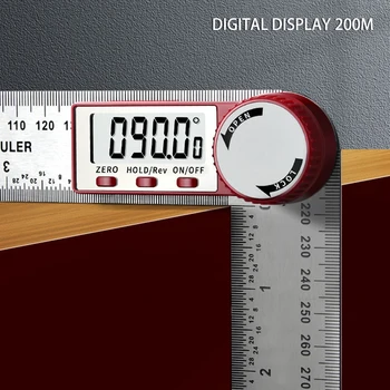 Digitalni Merilnik Kota Vladar 360-Stopinjski Inclinometer Elektronov Goniometer Merilnikom. Elektronski Kota Finder Obsega Merjenje Orodja