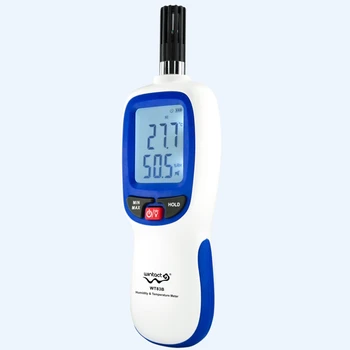 Industrijska Termometer, Higrometer Natančnost Digitalni LCD Bluetooth Temperatura Vlažnost Meter Max Min C/F Podatkov Držite rosišče
