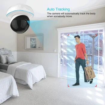 LOOSAFE wifi Varnost Brezžične IP Kamere 1080P Home Security Samodejno sledenje Alarm IR Nadzor CCTV Wifi Kamera