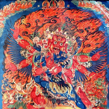 Dekorativna slika Tkanine Thangka Dom in Bivanje Tibera Buddhist Thangka Dnevna Soba