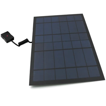 10 6 W Watt Moči banke Sončne celice Polnilec z Usb Vrata Sončne Baterije Polnjenje Moči za Mobilne Telefone 5V USB
