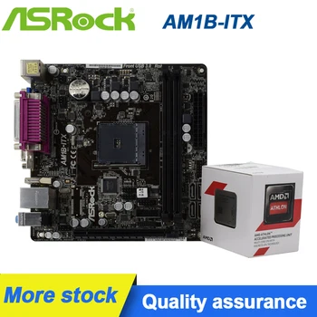 ASRock AMD achlon 5350 CPU RAČUNALNIŠKE matične plošče, Set AM1B-ITX AM1 vmesnik Mini-itx 17*17 DDR3 SATA3 podpira NAS Namizje mainboard