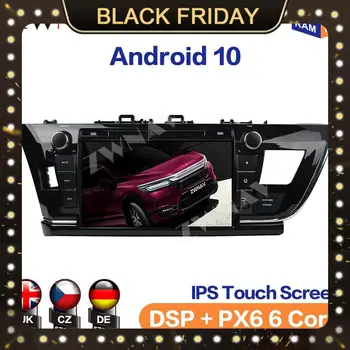 Avto DVD-Jev Android 10 Jedro Octa Multimedijski Predvajalnik, GPS Navigacija Za Toyota Corolla IHD 2016 Auto Radio Stereo Vodja Enote za DSP