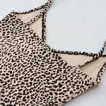 2020 Seksi Leopard crop zgornji del ženske obleke poletje majica vrhovi punk ulične ženski priložnostne tank top odrezana korejski moda vrhovi