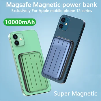 Za Magsafe Zunanje Baterije Magnetno Moč Banke Za Iphone 12 12Pro 12proMax Mini Magnet Brezžično Polnjenje PD20W Hitro Polnilnik