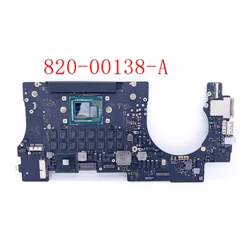 Preizkušen Original A1398 Motherboard 820-00163/00426-A za Macbook Pro Retina 15