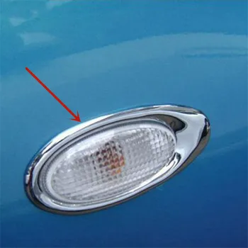 Za Mazda 6 2006-2013 ABS Chrome Telesa strani vključite signal Dekorativni okvir Anti-scratch varstvo okras Avto styling