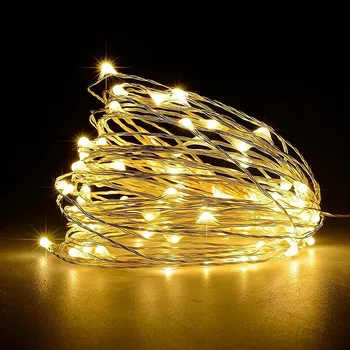 5V 10m USB LED niz luči 8 Načini z daljinskim upravljalnikom Utripa garland vila lučka počitnice božič svate, dekoracijo