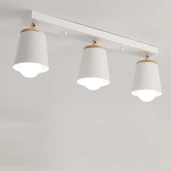 Preprosta in sodobna stropna svetilka prilagoditev smeri ustvarjalnega LED spalnica luči, hodnik, pisarna študije osebnosti Nordijska luč