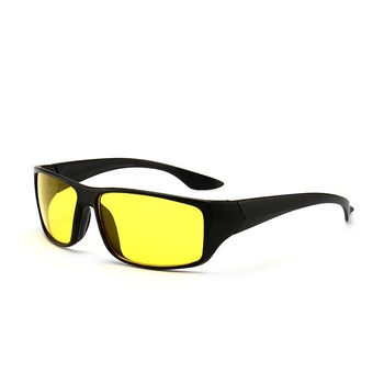 Nočno Vizijo Očala Moških Avto Vožnjo sončna Očala Ženske UV400 Rumene Leče, Anti-glare oculos de sol