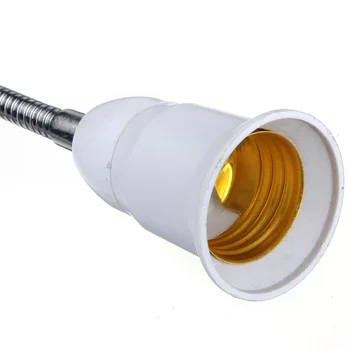 Lep Design E27, Da E27 60 CM Dolžina Prilagodljiva Razširitev Razširitev LED Luči, Žarnica Svetilka Znanja Držalo Vijak Socket Adapter Pretvornik