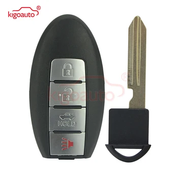 Kigoauto KR55WK49622 Vstop brez ključa Smart Remote Key Lupini fob 4 Gumb Vstavi Rezilo za Infiniti FX50 FX35 Q40 Q60 Q70 G25 G35