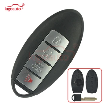 Kigoauto KR55WK49622 Vstop brez ključa Smart Remote Key Lupini fob 4 Gumb Vstavi Rezilo za Infiniti FX50 FX35 Q40 Q60 Q70 G25 G35