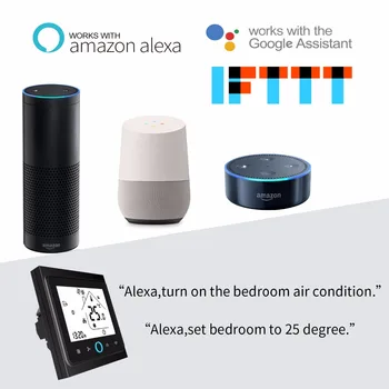 Smart Termostat WiFi Temperaturni Regulator Toplo Vodo Talna Ogrevanja Deluje Amazon Alexa Echo googlova Domača stran Tuya APP Nadzor