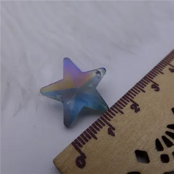 20 mm crystal star obliko obesek ocean zvezda nakit poletje DIY dodatki stekla čar uhan kroglice lestenec zavese 50pcs