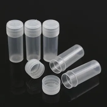 Debelo 500 Kos 5 g Glasnost Plastičnih Vzorec Steklenico 5ML Majhno Stekleničko Medicine Tabletke v Prahu Kapsula za Shranjevanje Posode Prosojno Nova