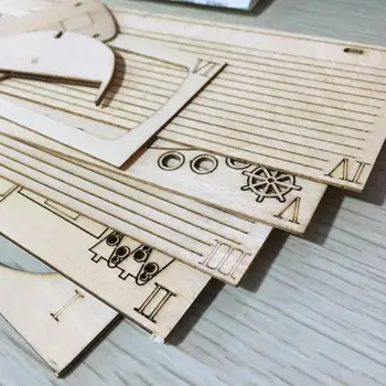 Lesena Jadrnica Gradnjo Kompleti Ladje Model Leseno Jadrnico Igrače Jadranje Model Sestavljeni Leseni Kit DIY Dekoracijo Igrača