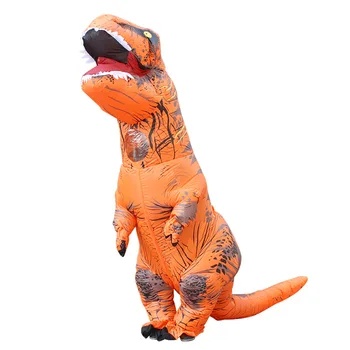 Cosplay Feminino T rex Dino Rider bo Ustrezala T-Rex Kostum Purim Odraslih Moških Halloween Napihljivi T Rex Dinozaver Kostum Za Otroke, Ženske