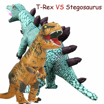Cosplay Feminino T rex Dino Rider bo Ustrezala T-Rex Kostum Purim Odraslih Moških Halloween Napihljivi T Rex Dinozaver Kostum Za Otroke, Ženske