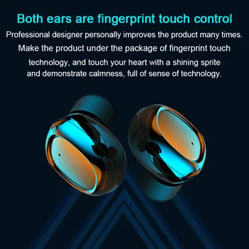 Brezžične Slušalke Bluetooth V5.0 F9 TWS Brezžične Bluetooth Slušalke LED Zaslon 2000mAh Moč Slušalke Z Mikrofonom