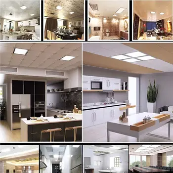 2Pcs Pravokotnik LED Panel Svetlobe 600X300 18W AC110-240V Home Office Dekoracijo aluminijast Okvir Faceplate Stropna Svetilka