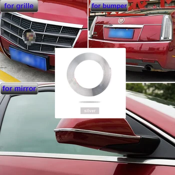 Avto Kolo Platišče Nalepke Avto Pnevmatike Protection Strip Chrome Dekoracijo Styling Zunanjosti Odbijača Ogledalo Opremo Trim