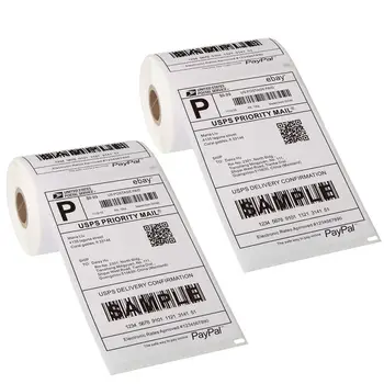 NETUM 5 Zvitkih/veliko Termičnega Papirja za Tiskanje za Termični Tiskalnik črtne kode Nalepka/Etiketa/Adhensive Toplotne Tipa NT-G5