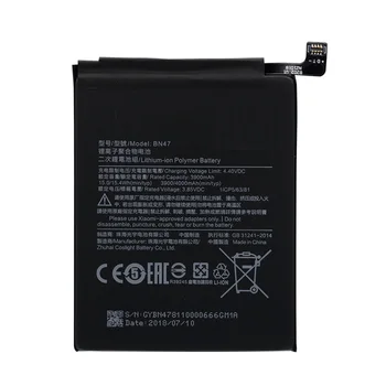 Baterijo telefona BN47 za Xiaomi Redmi 6 / 6 Pro 3900mAh Visoka Zmogljivost Visoko Kakovost Zamenjava Baterije brez Orodja
